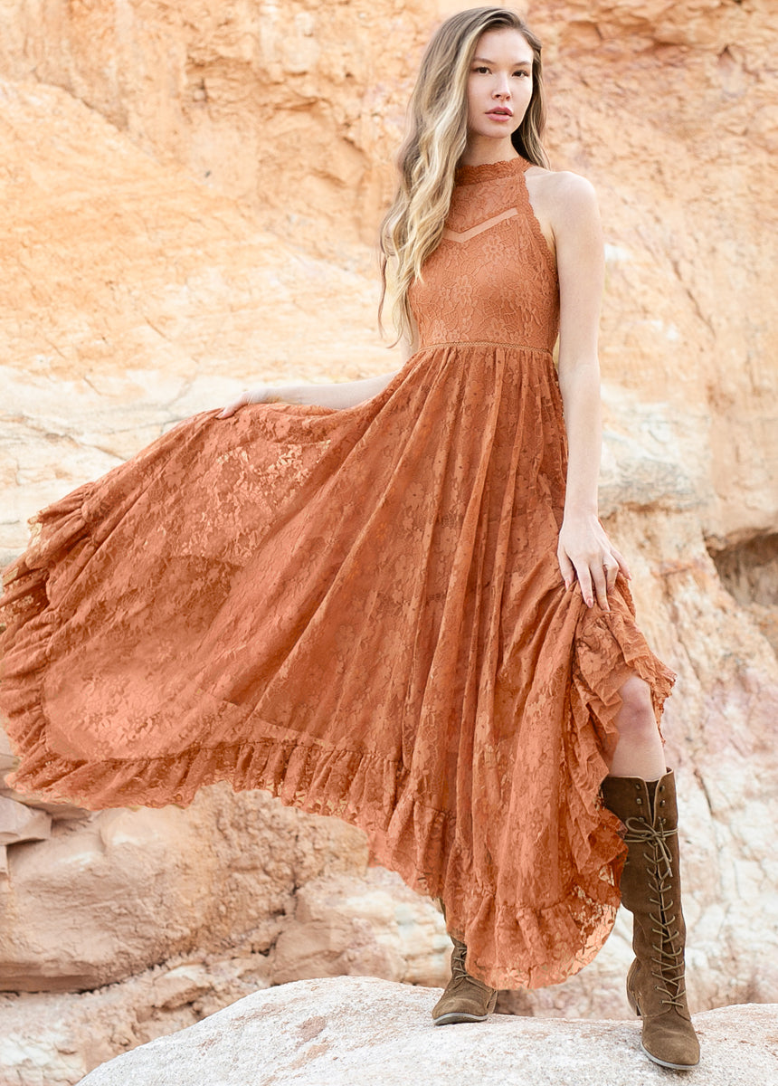 Emmaline Dress in Clay