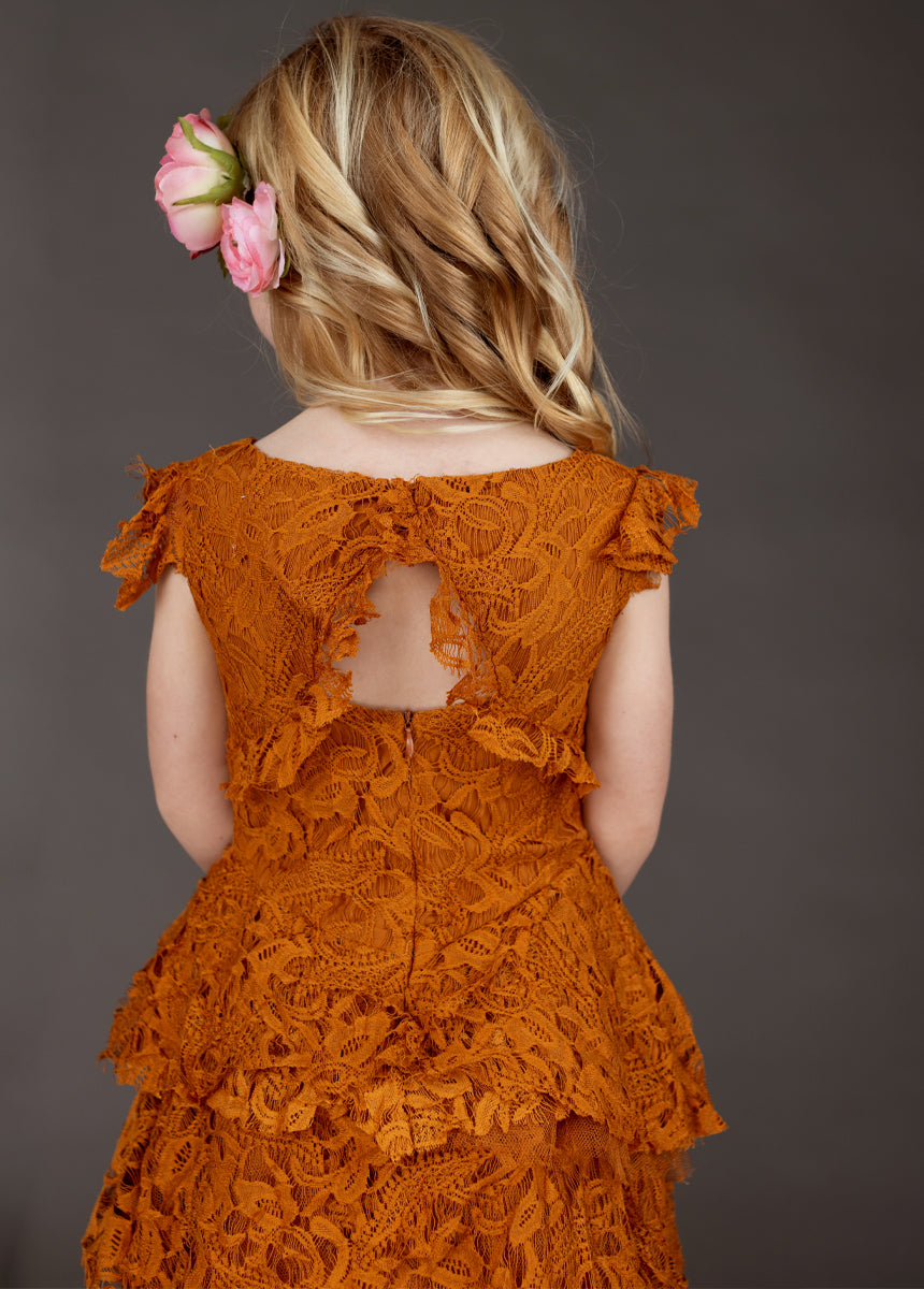 Lyra Dress in Marigold