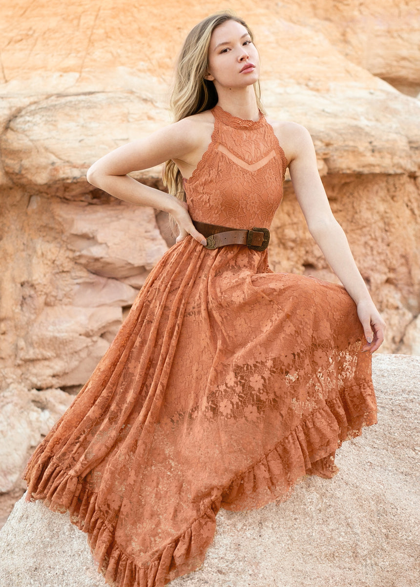 Emmaline Dress in Clay