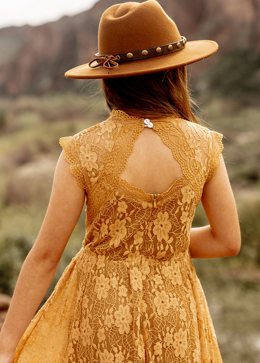 Cellia Dress in Honey