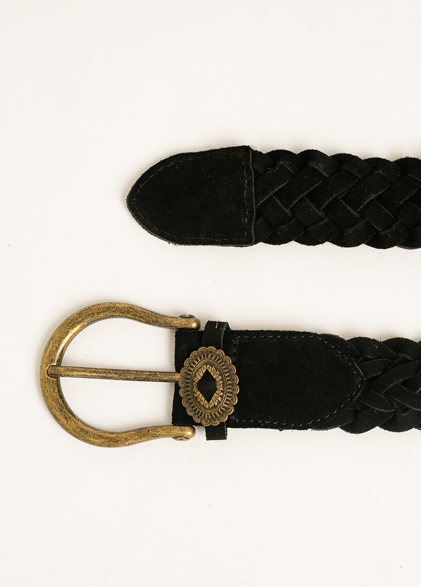 Winslow Leather Belt in Black