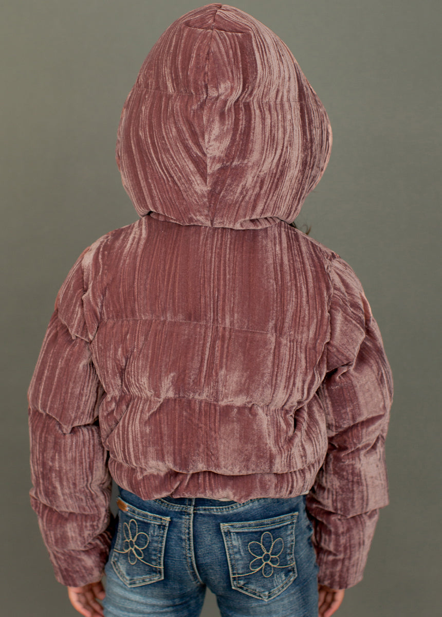 Tay Bomber Jacket in Dusty Lilac