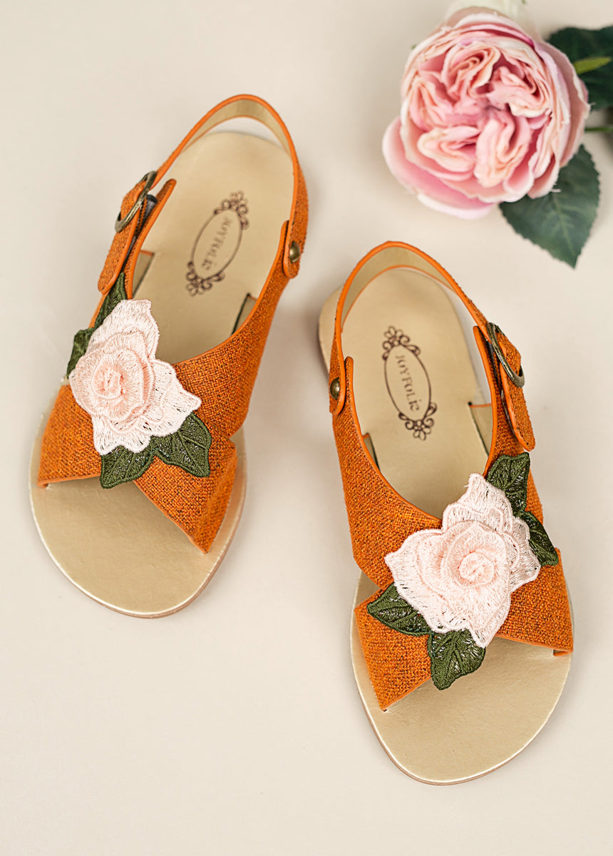 Aria Sandal in Terracotta