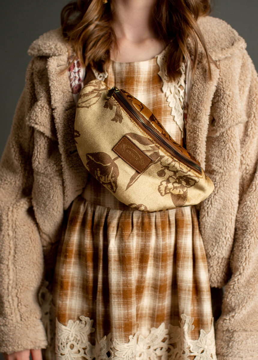Londra Dress in Ochre Plaid