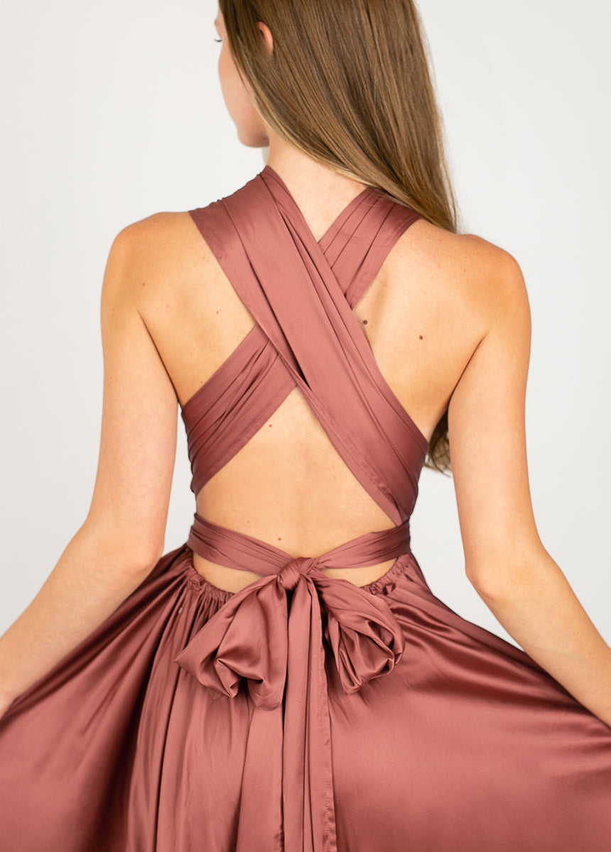 Joyfolie Women's June Impact Dress in Cedarwood, Extra Large/Extra Extra Large