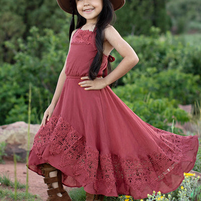 Kat Maxi Dress in Red Clay