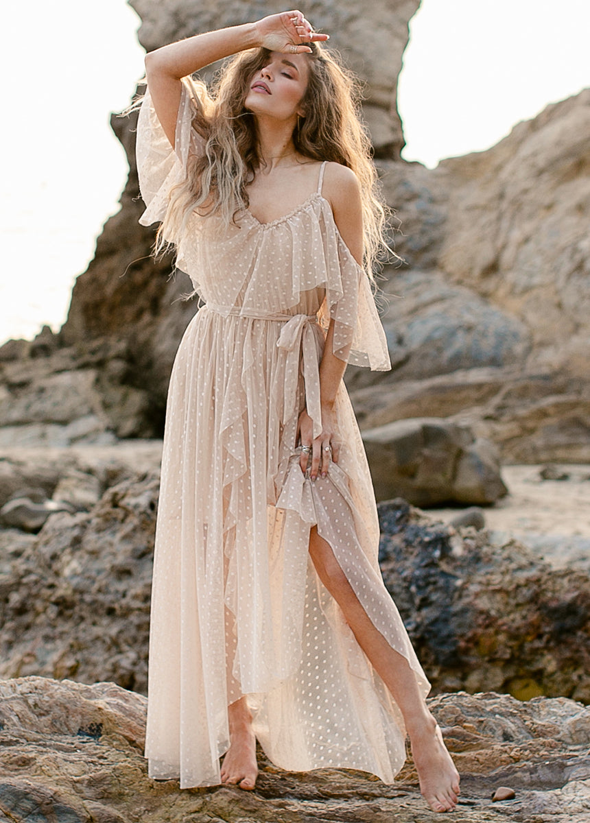 Lauryn Dress in Sand