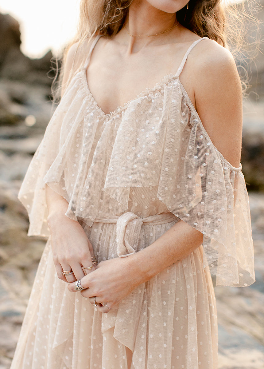 Lauryn Dress in Sand