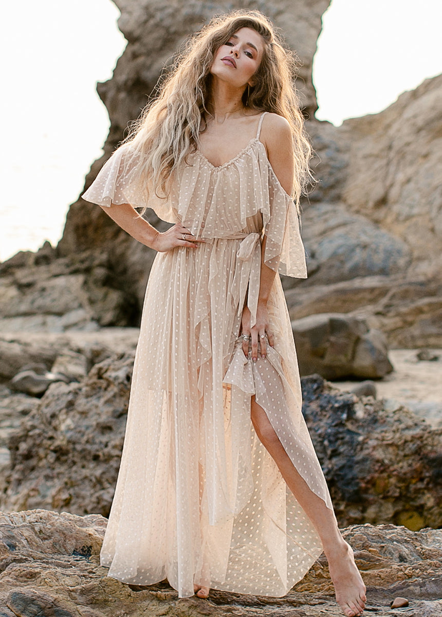 Lauryn Dress in Sand