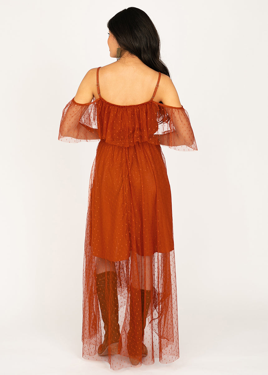 Lauryn Dress in Rust