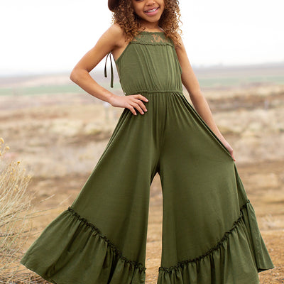 Lyanna Jumpsuit in Olive