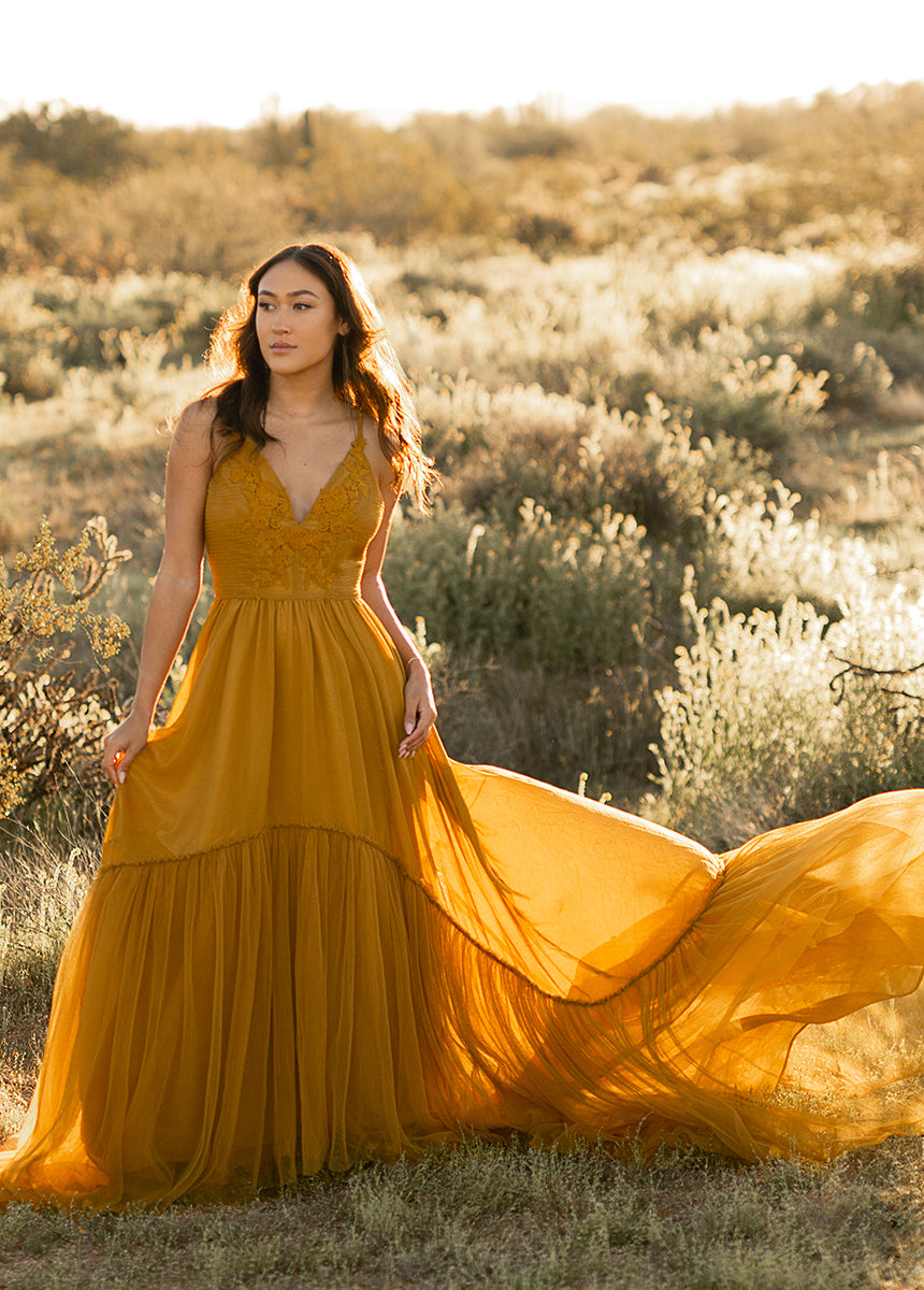 Joyfolie Women's Mckenna Impact Maxi Dress in Tarnished Gold, Extra Extra Small Joyfolie Women's Mckenna Impact Maxi Dress in Tarnished Gold, Extra Extra Small