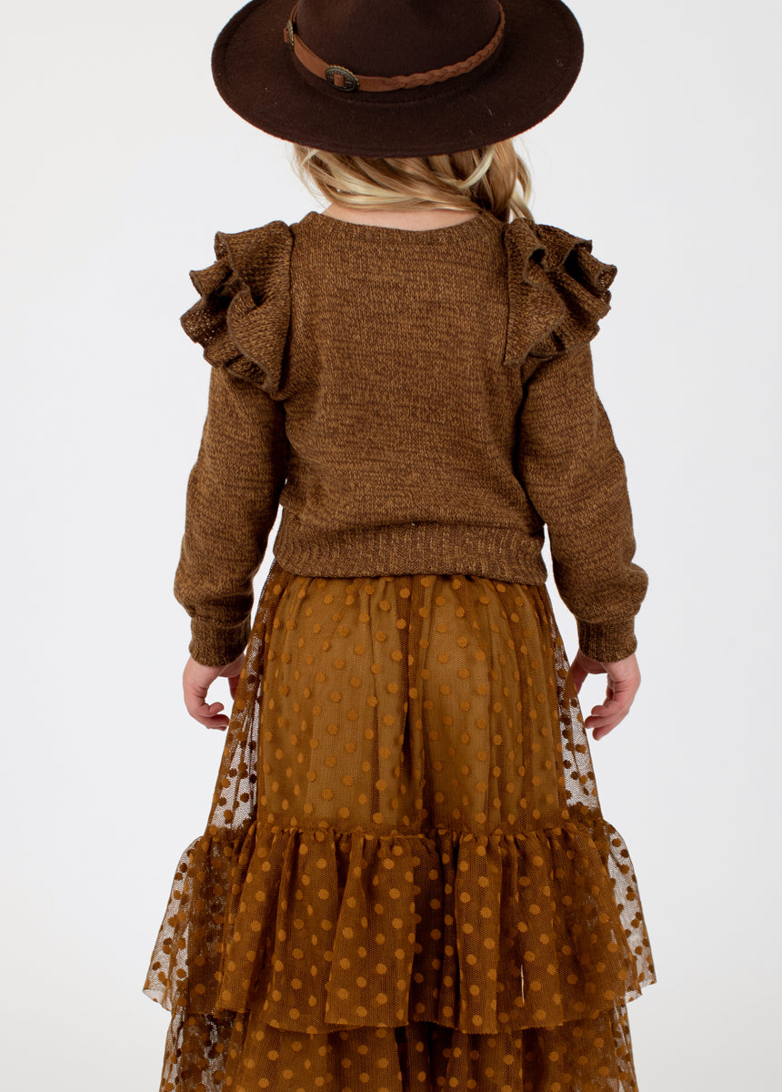 Tiegan Sweater in Heather Bistre