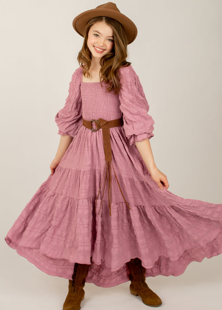 Quinn Dress in Ashe Rose