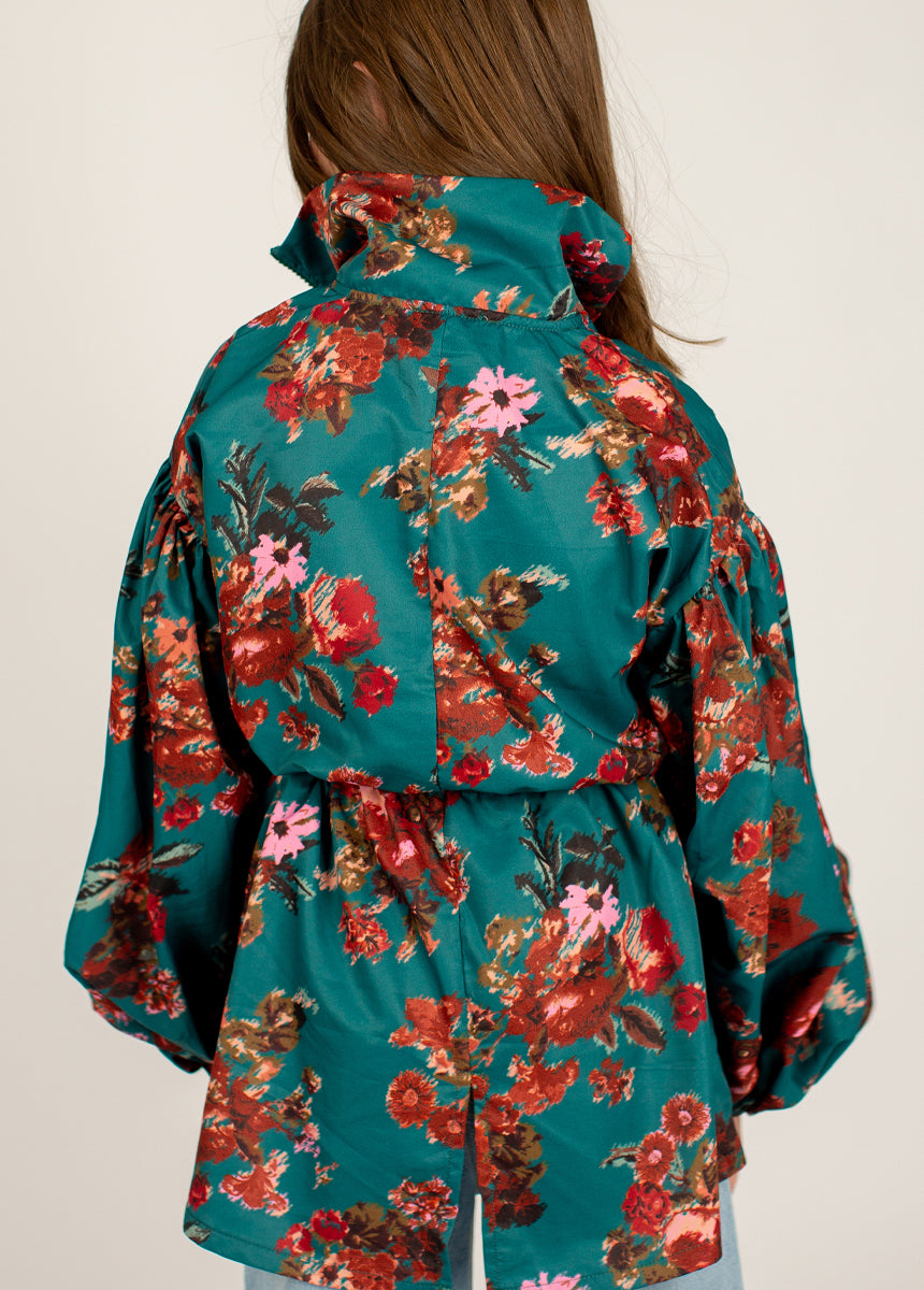 Lucia Windbreaker in Aegean Ikat