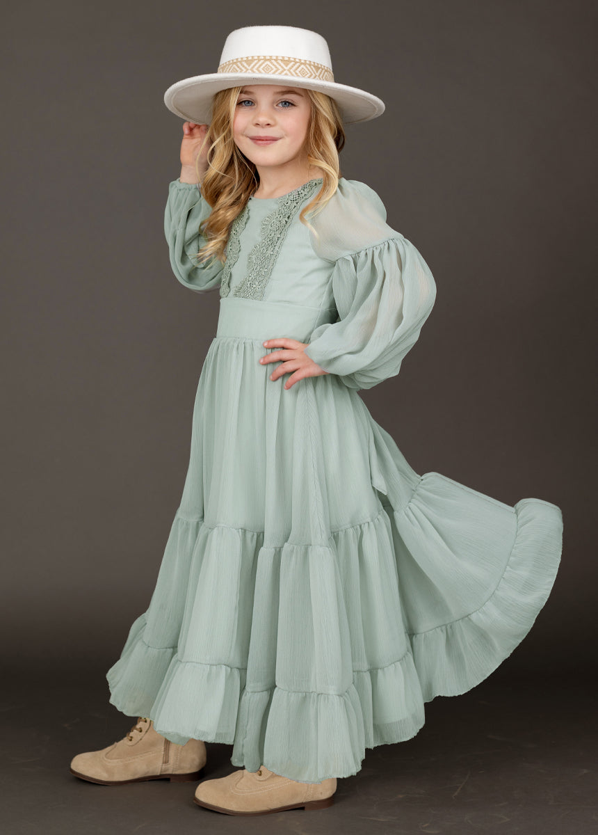 Ellen Dress in Sea Mist