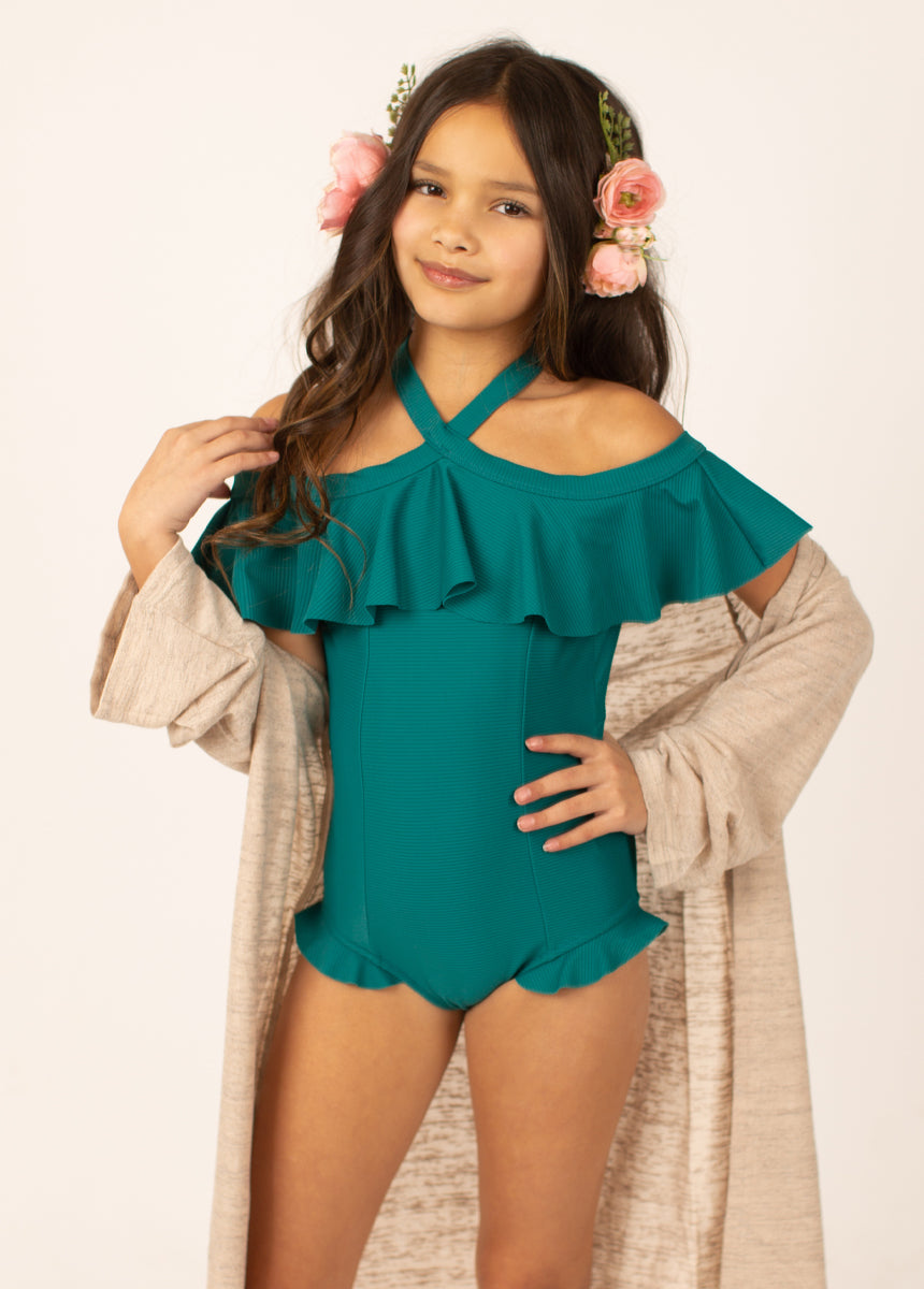 Abriella Swimsuit in Teal