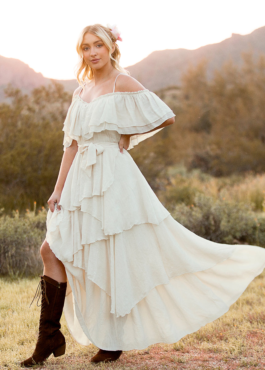 Laurence Dress in Cream