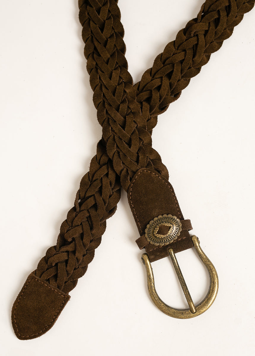 Winslow Leather Belt in Nutmeg - Joyfolie