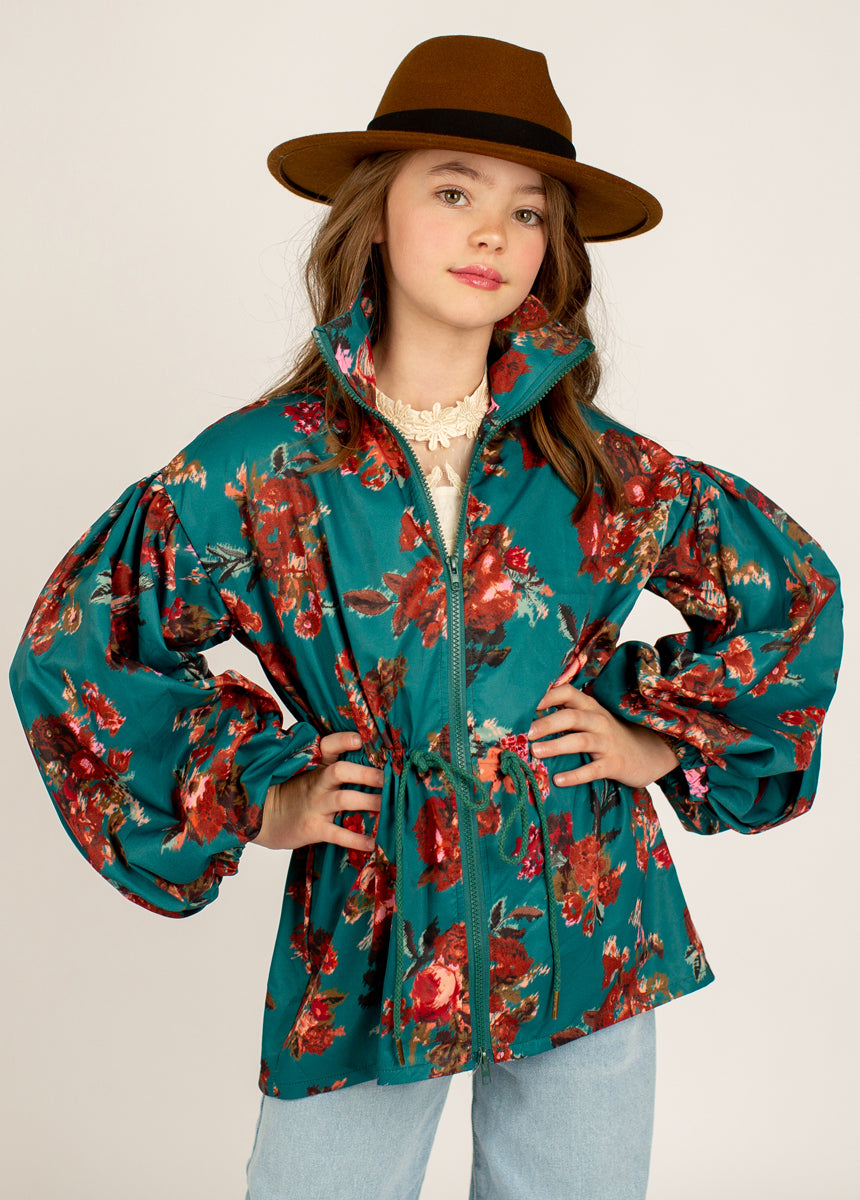 Lucia Windbreaker in Aegean Ikat