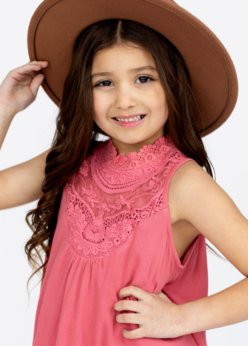 Delphina Dress in Wild Rose