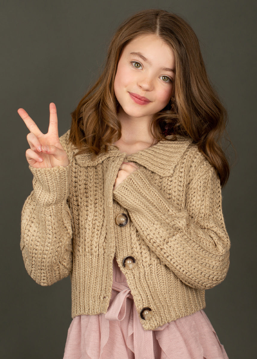 Maddie Sweater in Latte