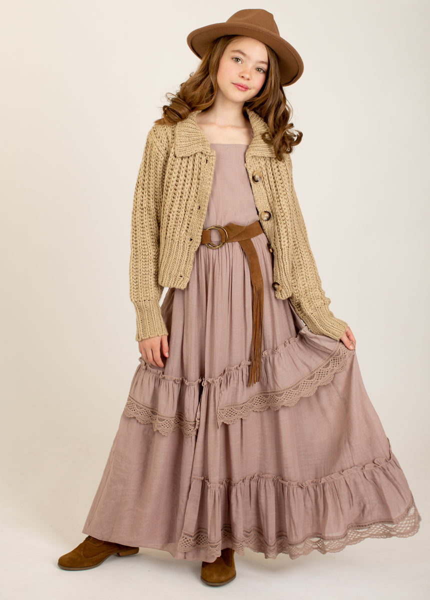 Maddie Sweater in Latte