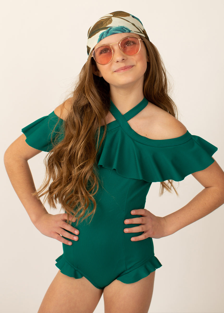 Abriella Swimsuit in Peacock