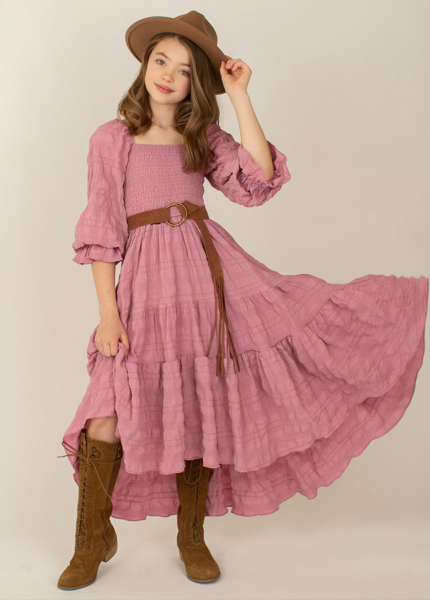Quinn Dress in Ashe Rose