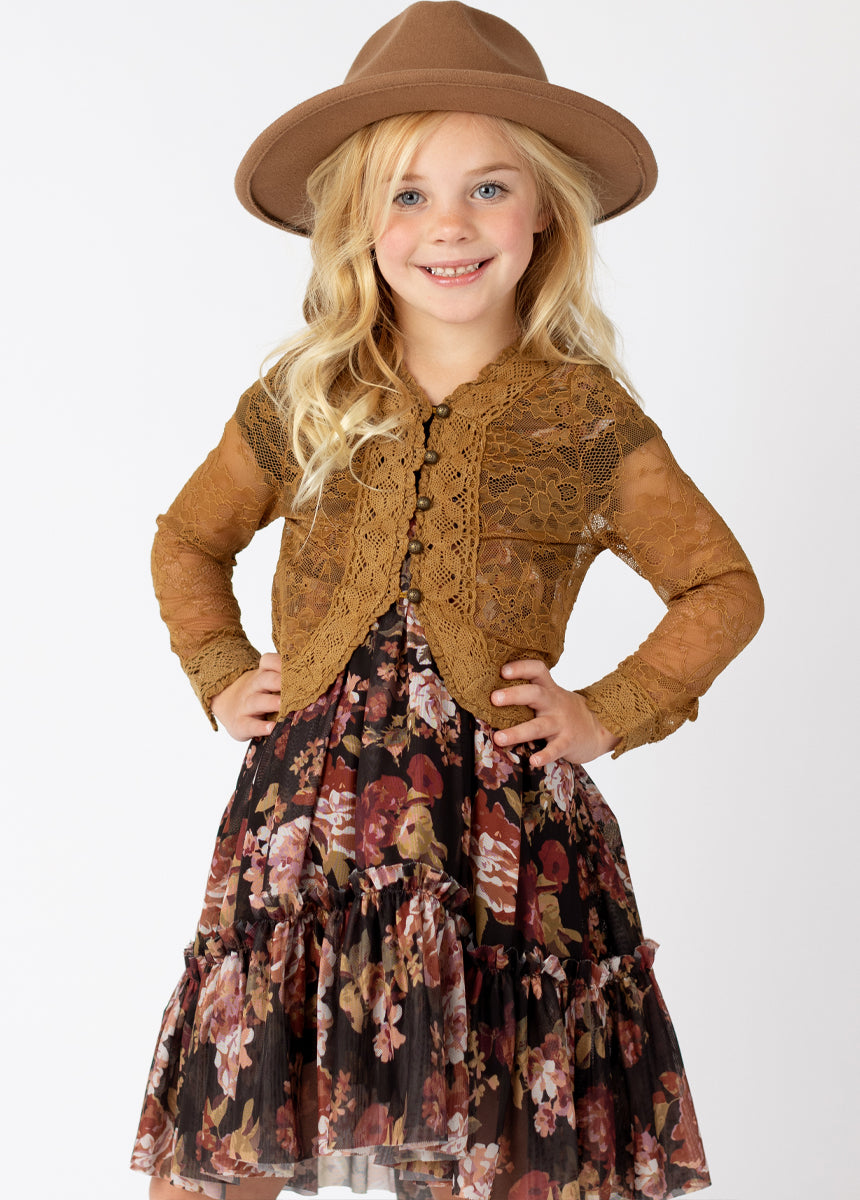 Shawney Cardigan in Bistre