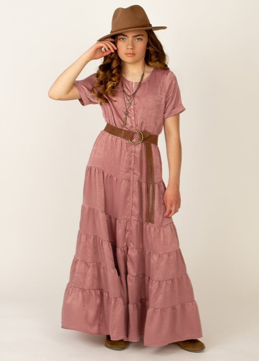 Kassonette Dress in Mauve