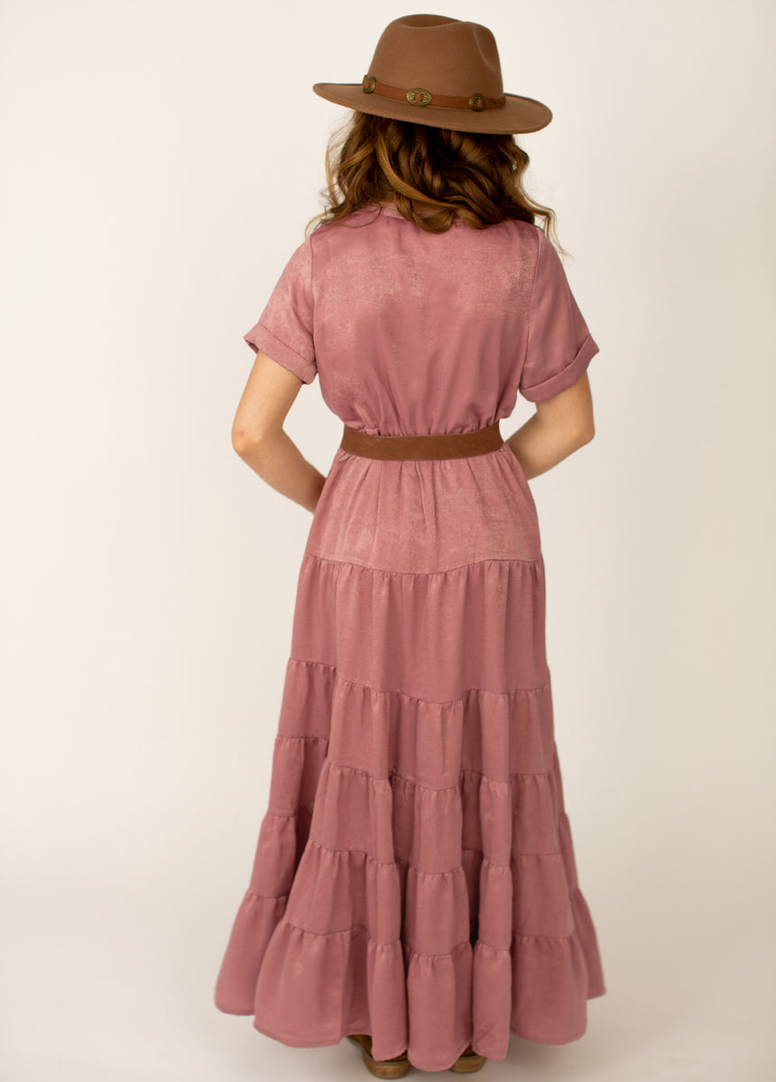 Kassonette Dress in Mauve