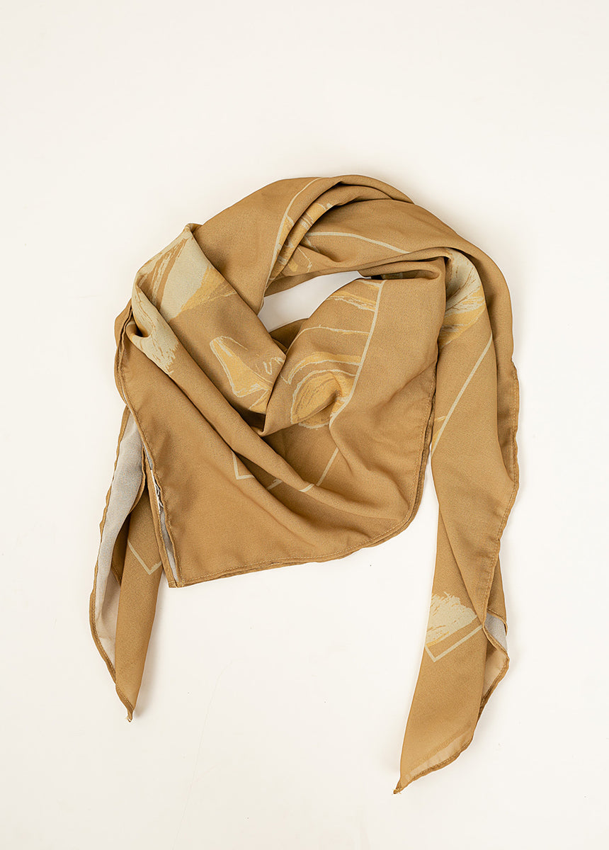 Chels Scarf in Honey Palm