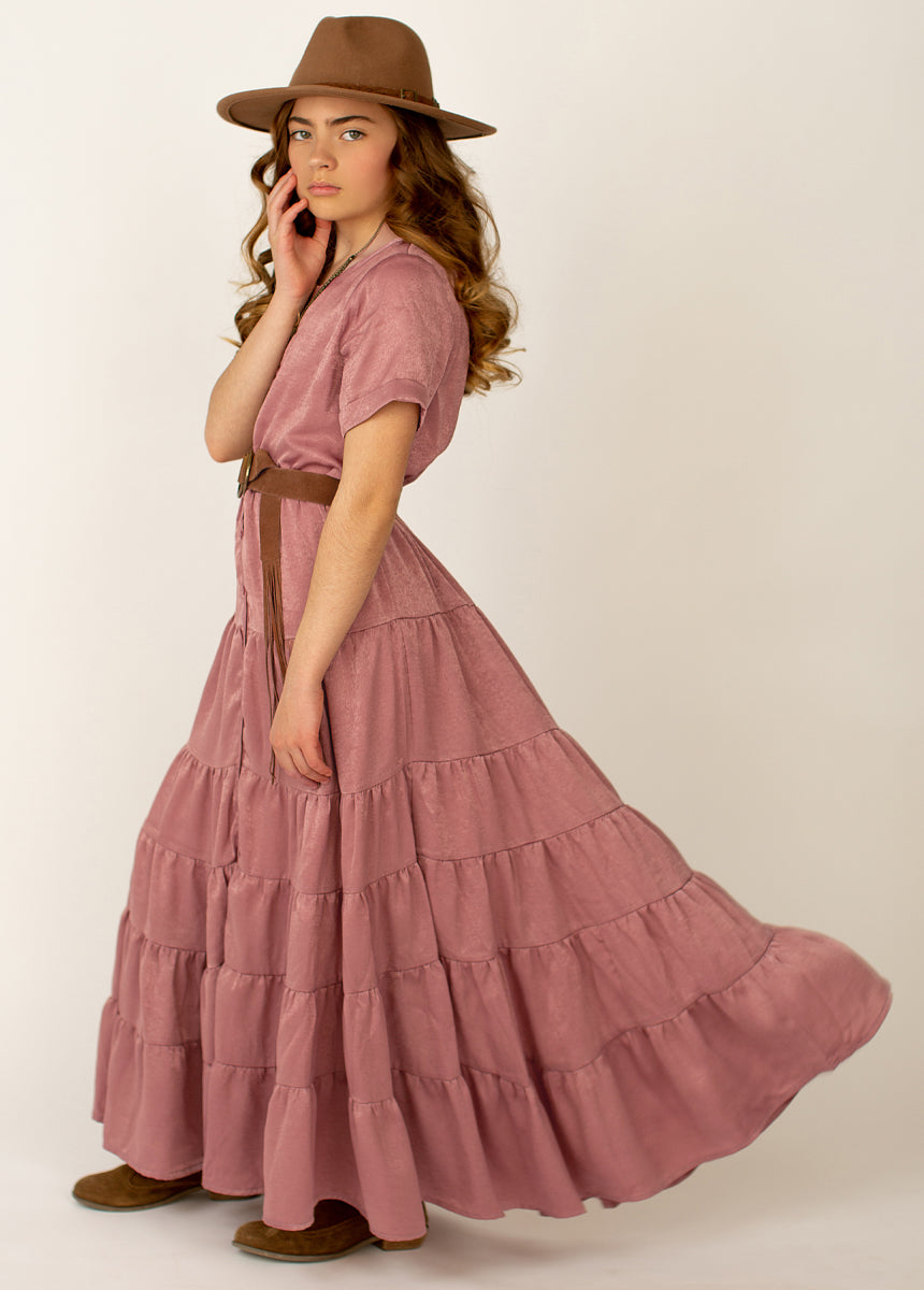 Kassonette Dress in Mauve