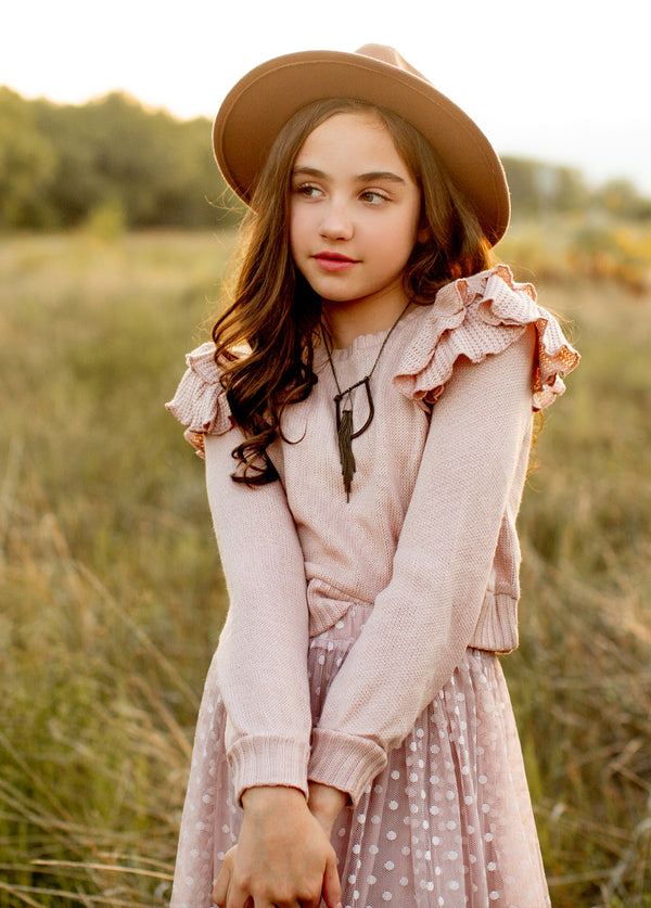 yoli & otis JAANA Dress〔blush〕 5y To Have Your Hand Mini Dress- Blush Pink – Hazel & Olive