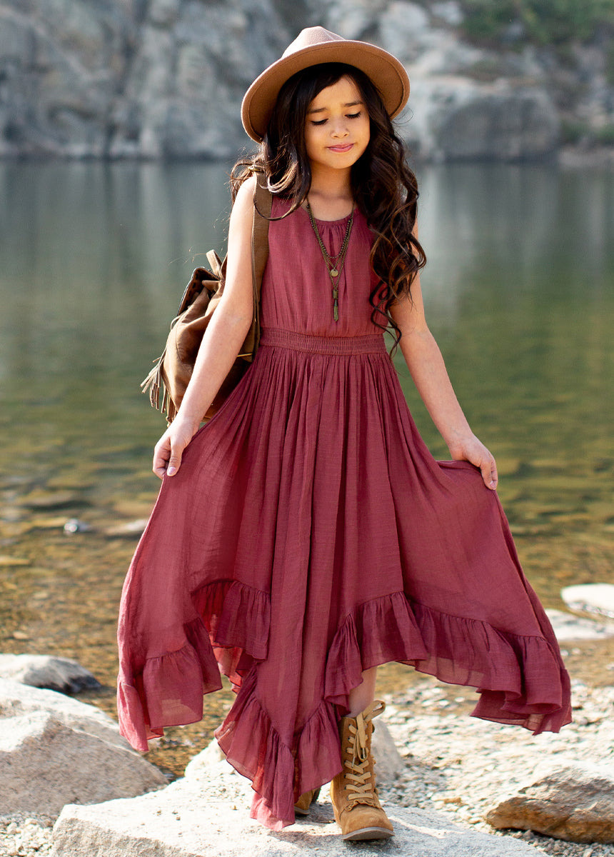Gemma Dress in Mesa Rose