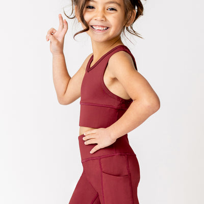 Liv Bike Short in Burgundy