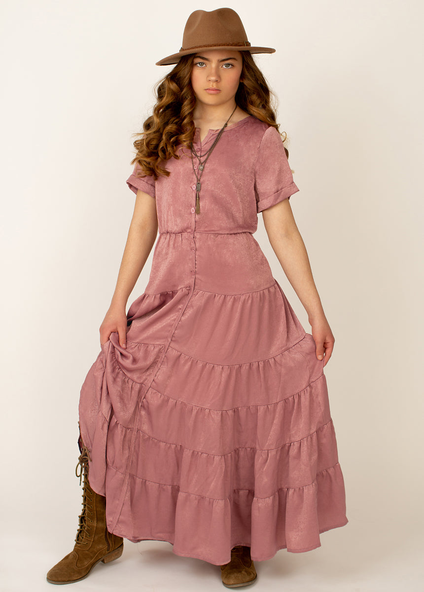 Kassonette Dress in Mauve