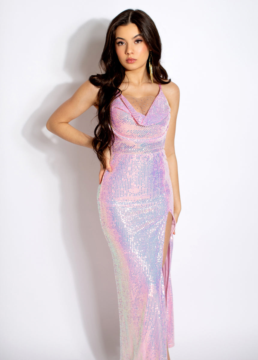 Lila Dress in Mermaid